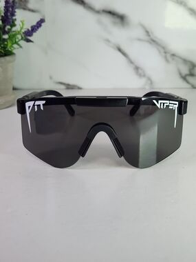 PIT Viper Shield Sport Sunglasses in Black. Polarized